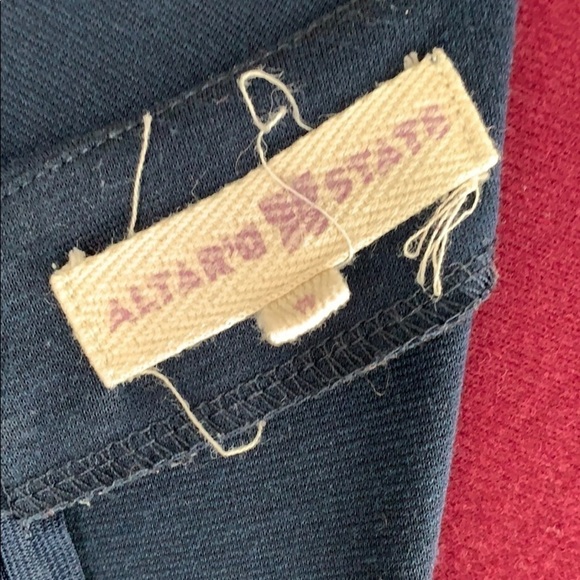 Navy Jersey fit and flare Dress - Picture 10 of 11